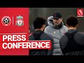 Jürgen Klopp's pre-Sheffield United press conference | Jota return and Hendo update