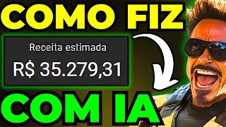 Como FIZ 35 MIL REAIS em 1 MÊS com CANAL DARK Usando IA