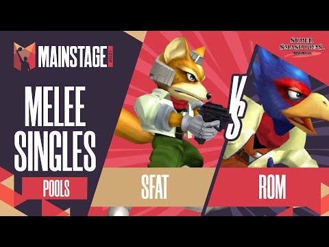 SFAT vs rom - Melee Singles: Pools R2 - Mainstage 2021 | Fox vs Falco