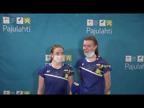 Anastasiia Boiarun/ Alena Iakovleva go from European U17 gold to European Junior gold!