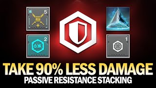 How to Take 75% - 90% Less Damage (Passive Resistance Mod Stacking) [Destiny 2]