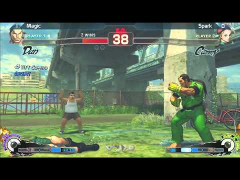 SSF4: Magic Man vs Spark - Why Me Dojo? 8