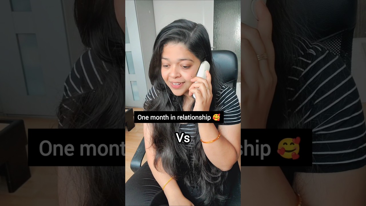 One month Vs. one year relationship | Relatable #shorts #youtubeshorts #viralshorts @Lifewithneets