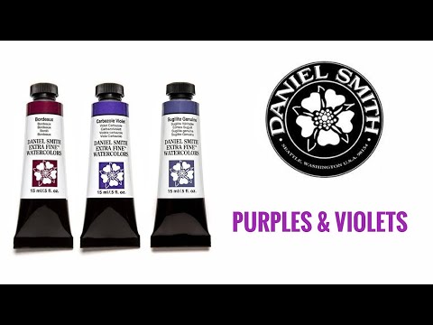Daniel Smith Watercolors (Part 3) - Purples & Violets