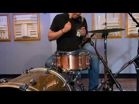 Temple Drums USA - Seamless Copper Snare