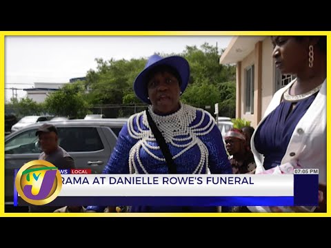High Drama at Danielle Rowe's Funeral TVJ News