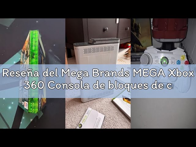 Vídeo relacionado con MEGA Xbox 360 Consola de bloques de construcción con réplica de videojuego HALO 3, 1309 piezas, juguete +18 años (Mattel HWW15)