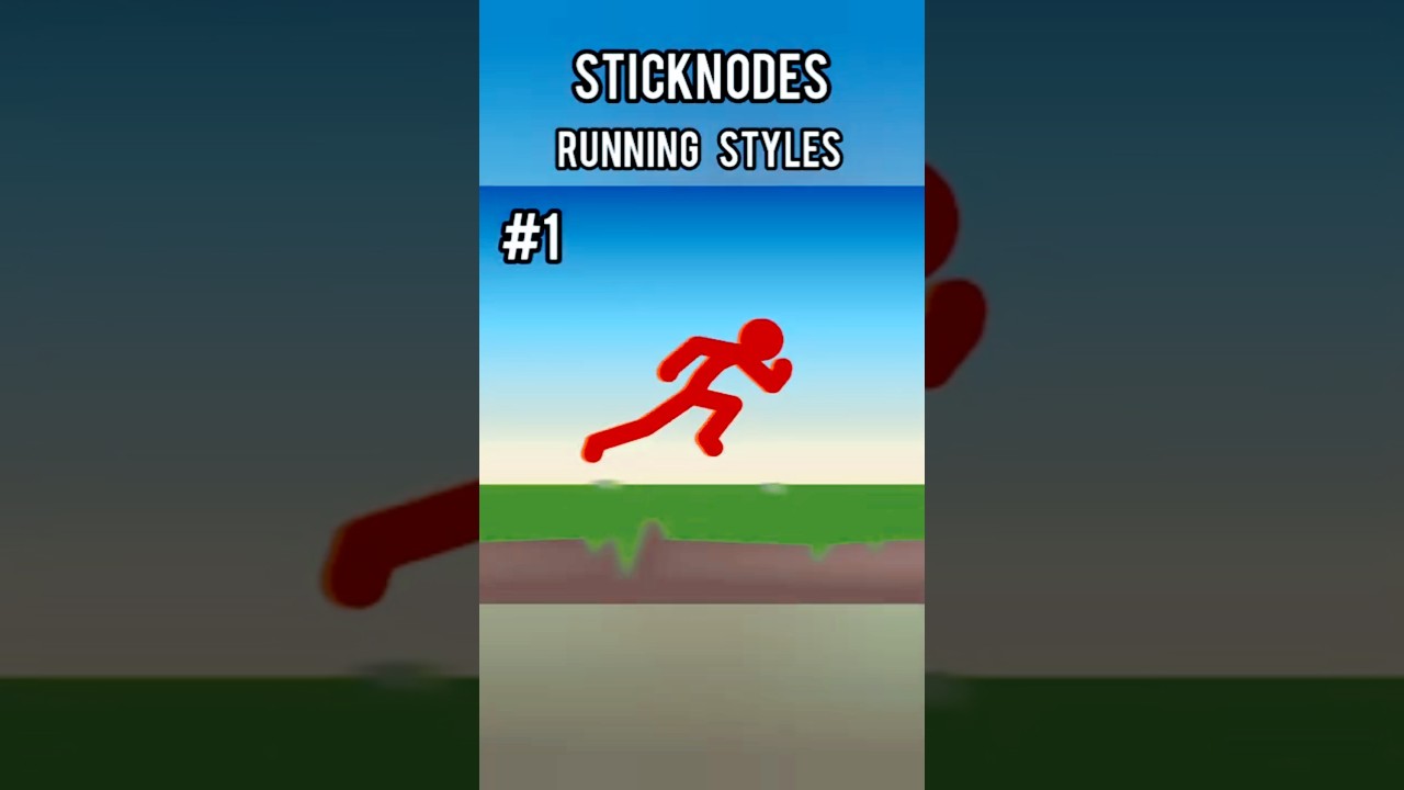 STICKNODES : 7 Running Styles #shorts #sticknodes #animation #stickanimation #running