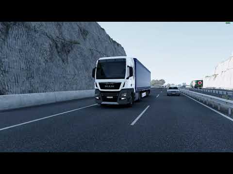 Euro Truck Simulator 2 1.43 Open Beta На MANе в Испании.