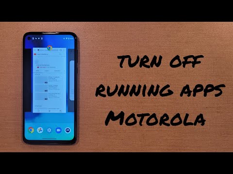 Turn Off Running Apps Motorola Moto G