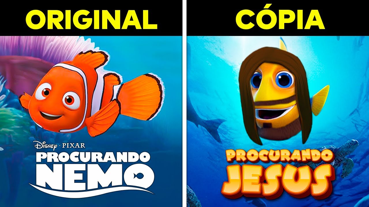 CÓPIAS Mais Descaradas de ANIMAÇÕES Famosas!