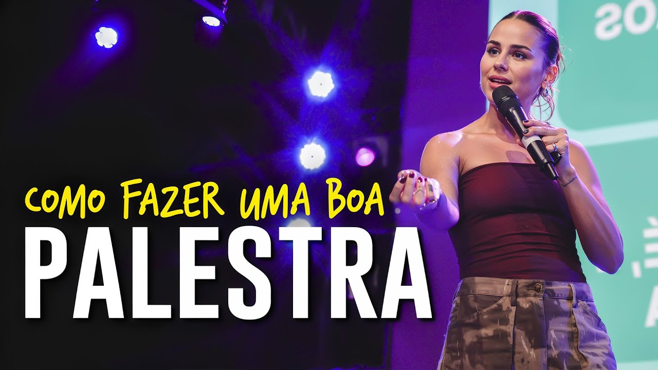COMO FAZER uma BOA PALESTRA (dicas para ser um palestrante de sucesso) | Isabela Matte