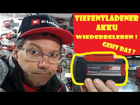 Reviving deeply discharged batteries! Einhell Quattrocharger discharges the battery @FrüchtlHarry