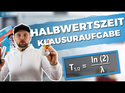 Halbwertszeit berechnen - Klausuraufgabe