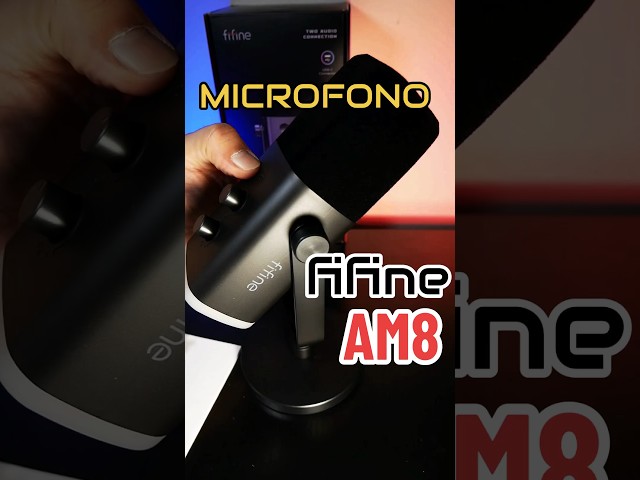 Vídeo relacionado con FIFINE XLR Streaming Micrófono Dinámico de Podcast, RGB Gaming Micrófono USB con Soporte Microfono per Ordenador PS4 PS5, para Podcast Estudio Podcasting Grabación
