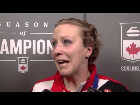 2016 Ford World Women's Curling Championship - Media Scrum - Gold Medal Game