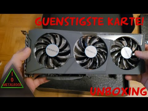 GIGABYTE Radeon RX 6600XT Eagle 8GB Unboxing [4K60] ▲ Die günstigste Karte!!!!!