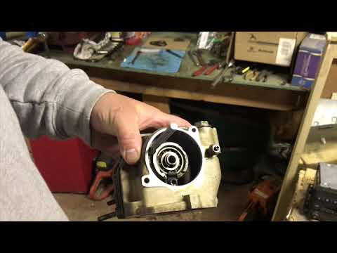 How to remove rocker arm shafts on Yamaha small engines.