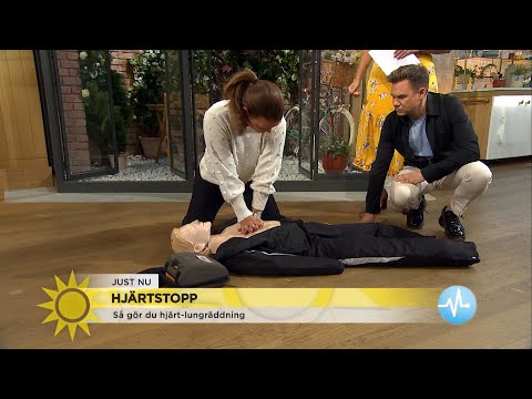 Akutsjuksköterskan: Så gör du HLR - Nyhetsmorgon (TV4)