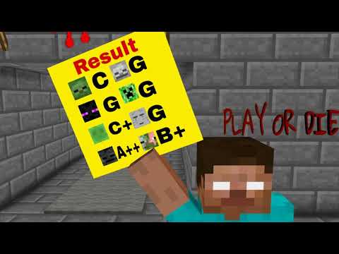 Monster School : EYES THE HORROR GAMES-Minecraft Animation