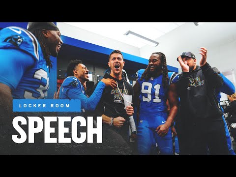 Carolina Panthers Victory Speech vs Cowboys | Week 6