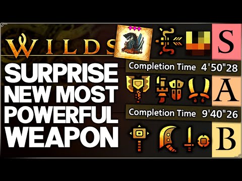 Monster Hunter Wilds - Final BEST New Highest Damage Weapon in Game - Weapons Tier List Rank Guide!