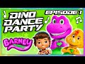 Dance Away The Grumpies Barney S World Dino Dance Party   Episode 1 Cartoon For Kids