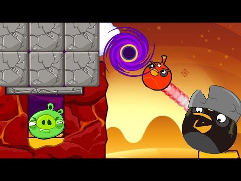 Angry Birds Collection Hacked 3 - BLAST BAD PIG UNDER HUGE STONE ALL LEVELS!