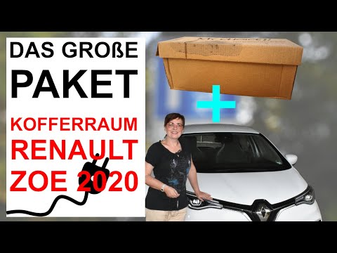 Kofferraum Renault ZOE 2020 R110 ZE50 | Praxisbericht mit großem Paket | Elektromobilität