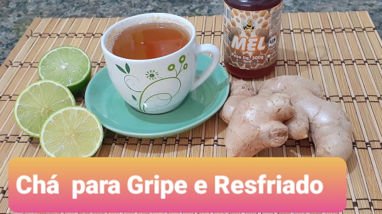 CHÁ PARA GRIPE RESFRIADO E DOR DE GARGANTA #cháparagripe #chapararesfriado #chádegengibreelelimao