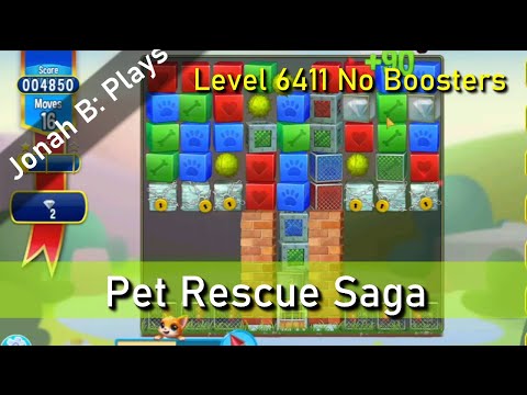 Pet Rescue Saga Level 6411 No Boosters