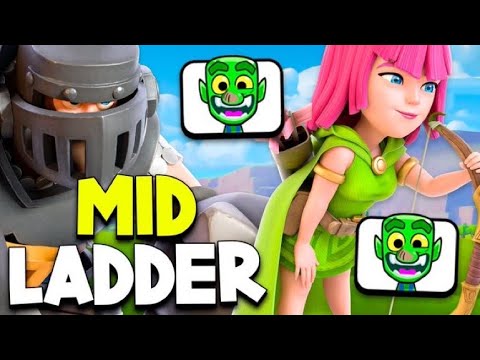*ESCAPING* MID-LADDER (Toxic Edition)😈😎 -Clash Royale