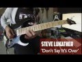 Steve Lukather- Don't say it's over (Guitar lesson)