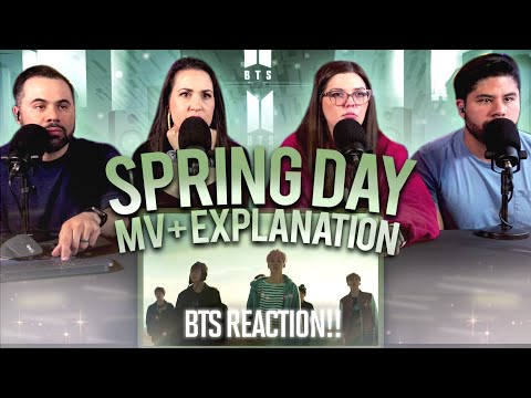 BTS "Spring Day MV + Explanation Video" Reaction -  Beautiful and Heartbreaking 😢  | Couples React