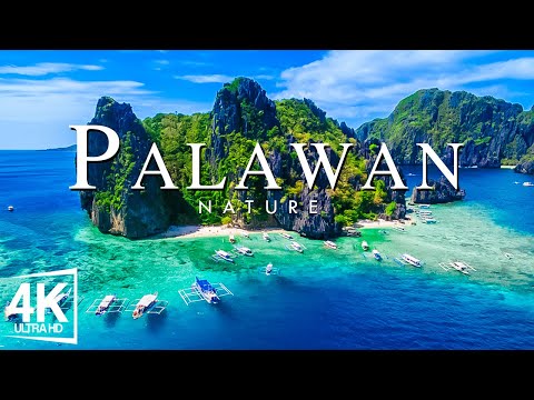 Palawan 4K - Scenic Relaxation Film mit beruhigender Musik - Nature Relaxation Film (4K Video)
