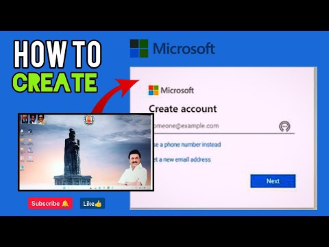 How to create microsoft account in tamil 💻| free laptop|Tamil explanation | govt free laptop 