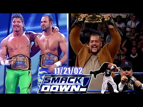 WWE SmackDown - November 21, 2002 Full Breakdown - New WWE Champion Big Show & Heyman vs. Lesnar