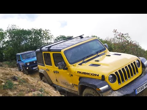 G63 VS Suzuki Jimny VS Jeep Wrangler Up-Hill Drag Race