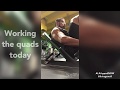 Leg workout .. quads!!