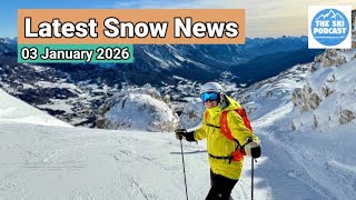 Latest Snow Reports (La Plagne, Tignes & Dolomites)
