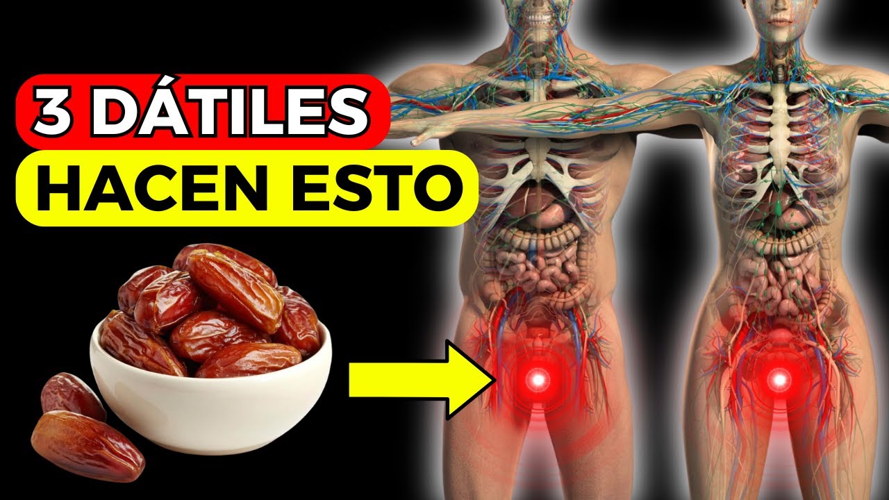 Sólo 3 DÁTILES AL DÍA iniciarán procesos IRREVERSIBLES en tu ORGANISMO