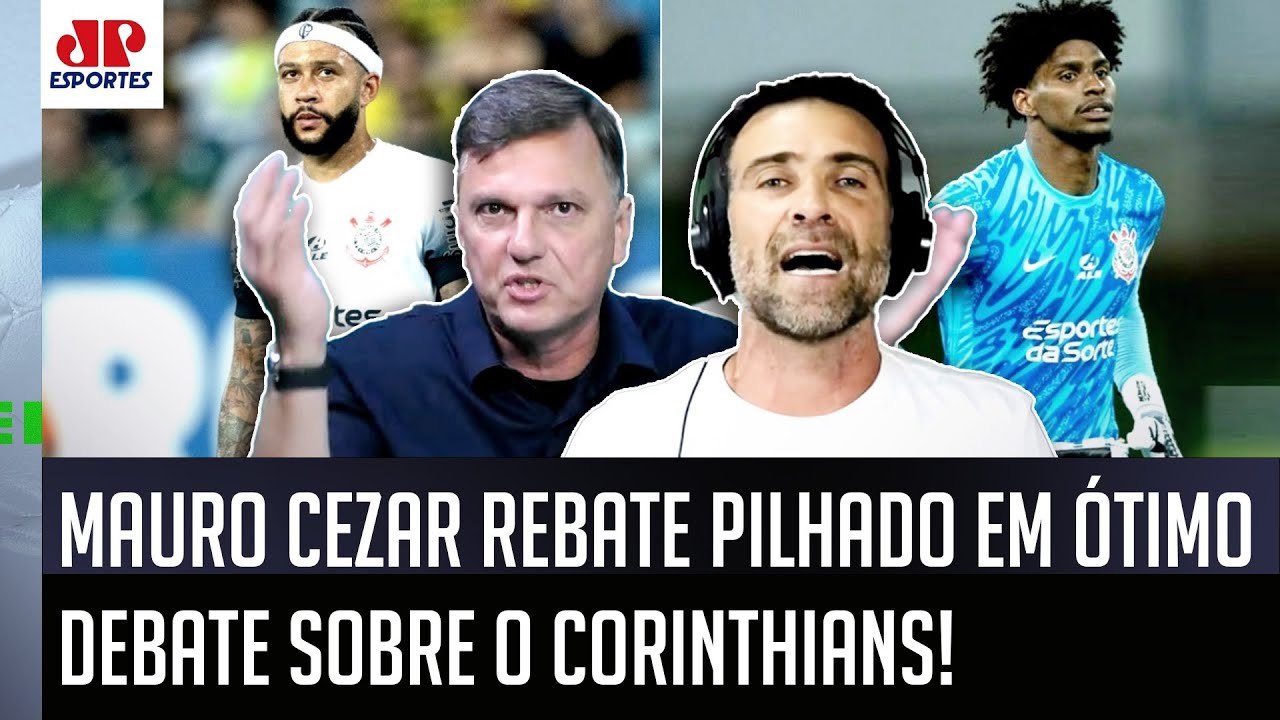 "VOCÊ TÁ VIAJANDO, cara! O Corinthians NÃO JOGA FUTEBOL para..." Mauro Cezar REBATE Pilhado!