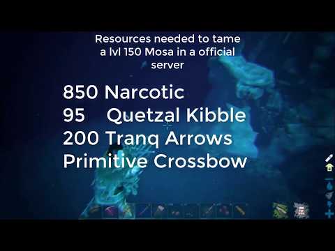 HOW TO EASY SOLO TAME A MOSASAUR IN RAGNAROK - Ark Survival Evolved