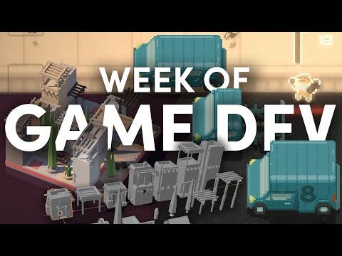 A Week of Indie Game Dev Progress in 3 minutes - Devlog