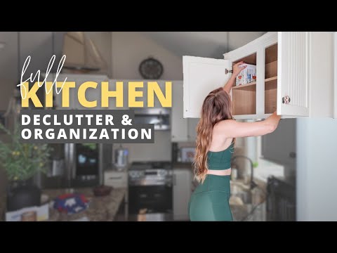 The BEST Kitchen Decluttering Method You NEED to Try! | Step-by-Step Guide⏲️