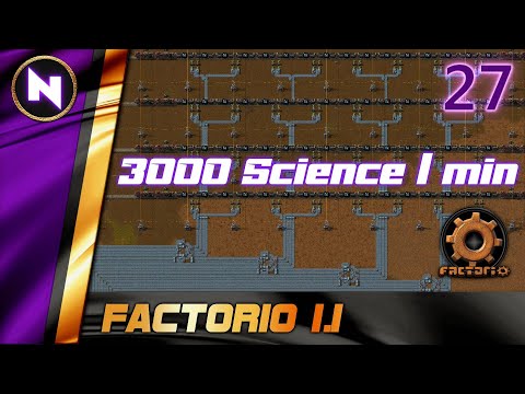 Factorio Reverse Megabase | #27 FIRST FULL SUPPLY CHAIN OPERATIONAL | Lets Play