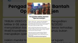 Hakim Tegaskan Penyiraman Air Keras terhadap Andrie Yunus Bukan Operasi Intelijen