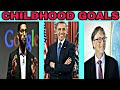 Famous People S Childhood Goals Barack Obama Logan Paul Bill Gates Sundar Pichai Pryanka Chopr