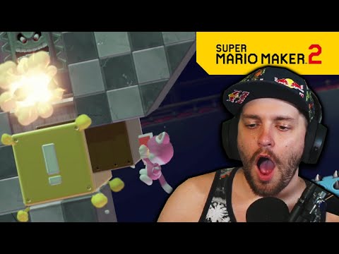 Barb's New Level is full of One Screen Puzzles! | Super Mario Maker 2 Hard Levels