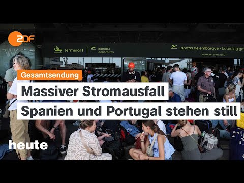 heute 19:00 Uhr vom 28.04.25 Stromausfall auf iberischer Halbinsel, Merz-Kabinett, Nato-Festakt
